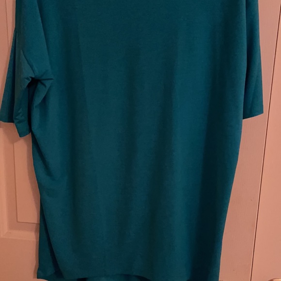 LaLa Roe Irma top Turquoise color - Picture 3 of 4